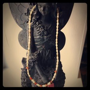 Vintage MOP and Coral  Necklace